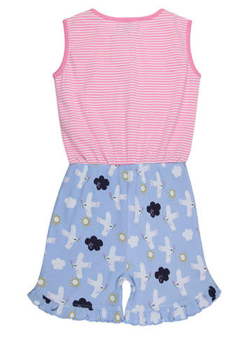 Lilly and Sid Overall in Rosa/ Hellblau