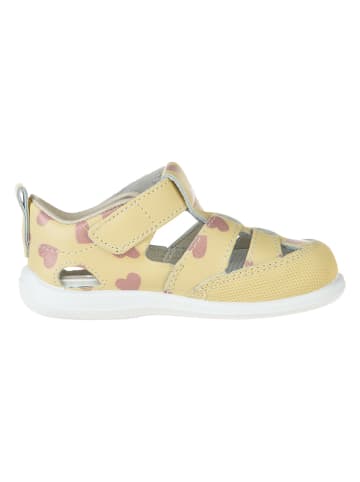 kmins Skórzane buty w kolorze żółtym do chodzenia na boso