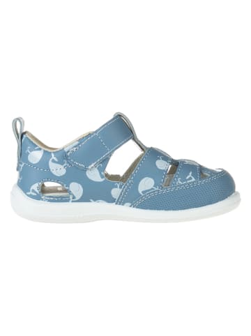 kmins Leren enkelsandalen blauw