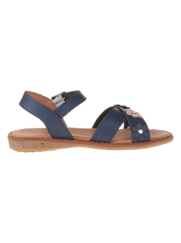 kmins Leder-Sandalen in Blau