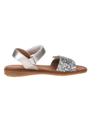 kmins Leren sandalen goudkleurig