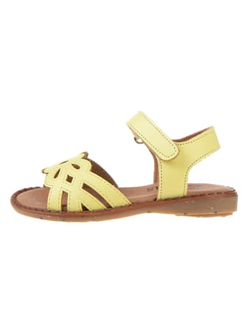 kmins Leren sandalen geel