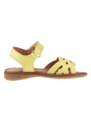 kmins Leren sandalen geel