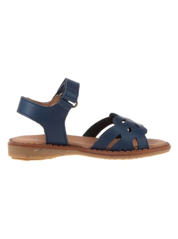 kmins Leren sandalen donkerblauw