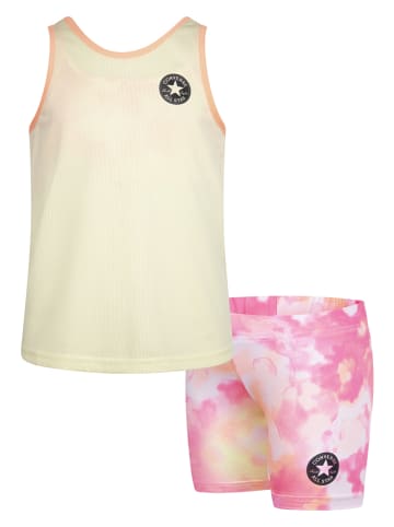 Converse 2tlg. Outfit in Creme/ Rosa