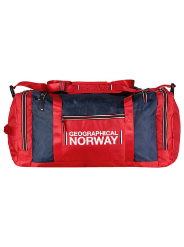 Geographical Norway Reisetasche "Shannon" in Rot - (B)73 x (H)36 x (T)36 cm