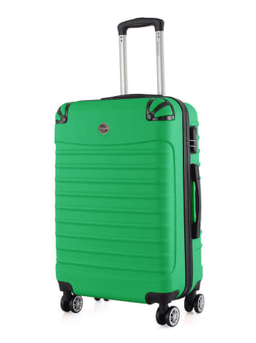 Geographical Norway 5tlg. Hardcase-Trolleyset "Shock" in Grün