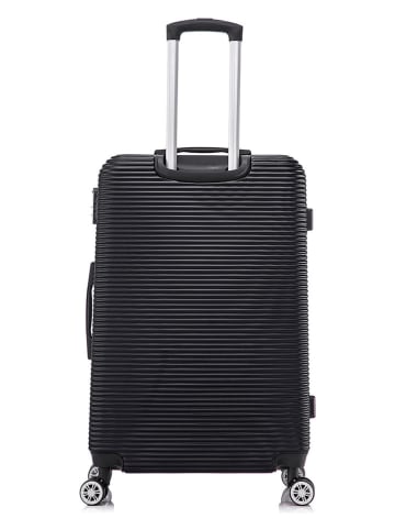 Geographical Norway 5tlg. Hardcase-Trolleyset "Solomun" in Schwarz