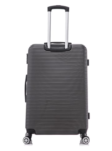 Geographical Norway 5tlg. Hardcase-Trolleyset "Solomun" in Grau