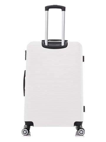Geographical Norway 5-delige hardcase-trolleyset "Solomun" wit
