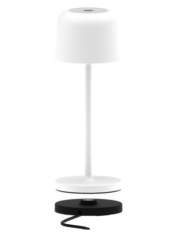 lumisky Lampa stołowa LED "Sophia" w kolorze białym - Ø 7,5 x wys. 20 cm