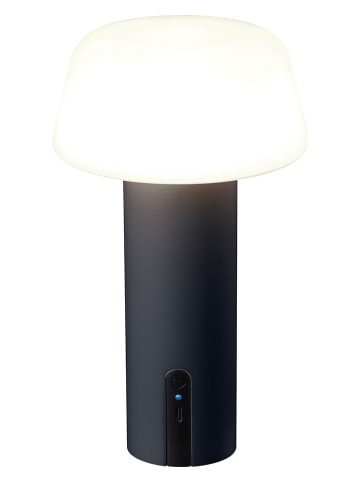 lumisky Ledtafellicht "Malo" zwart/wit - Ø 11,5 x (H)21,2 cm