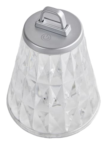 lumisky Lampa zewnętrzna LED w kolorze srebrnym - Ø 6 x wys. 16 cm