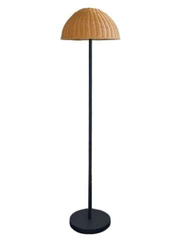 lumisky Staande ledlamp "Faroe" beige/zwart - Ø 40 x (H)160 cm
