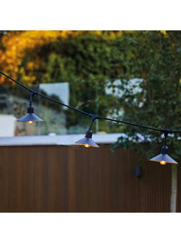 lumisky LED-Lichtergirlande "Mini Vinty" in Grau/ Gold - (L)600 cm