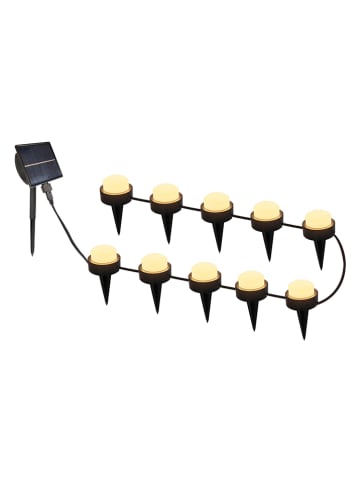 lumisky LED-Gartenstecker-Girlande "Soliray" in Schwarz - (L)12 cm