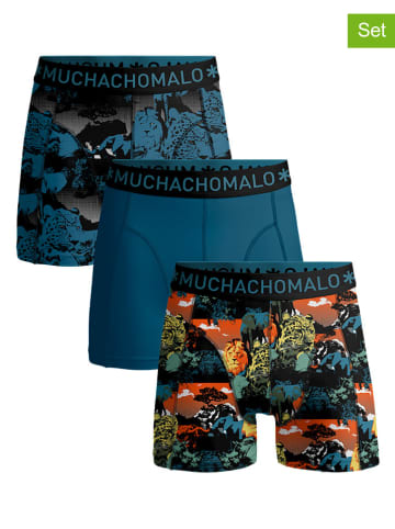 Muchachomalo 3er-Set: Boxershorts in Blau/ Bunt
