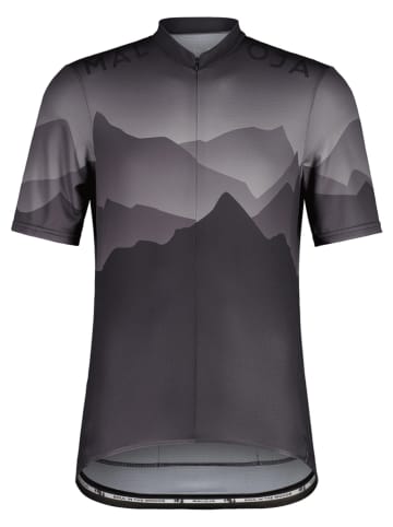 Maloja Koszulka kolarska "PinzagenM" w kolorze czarno-szarym