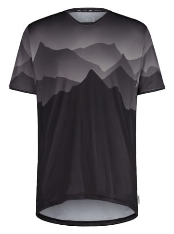 Maloja Koszulka funkcyjna "PinzagenM" w kolorze czarno-szarym