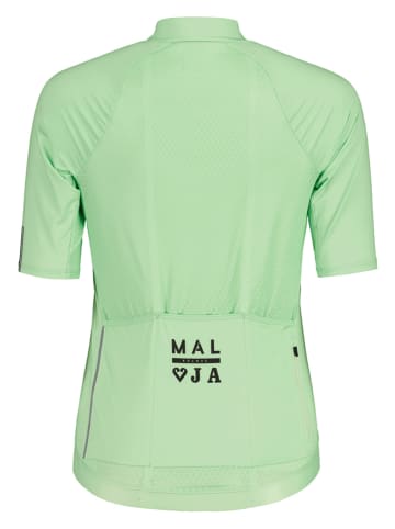 Maloja Koszulka kolarska w kolorze zielonym