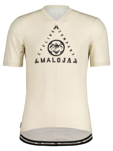 Maloja Koszulka kolarska "AnteroM" w kolorze beżowym