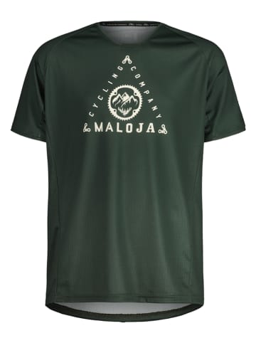 Maloja Koszulka funkcyjna "AnteroM" w kolorze zielonym