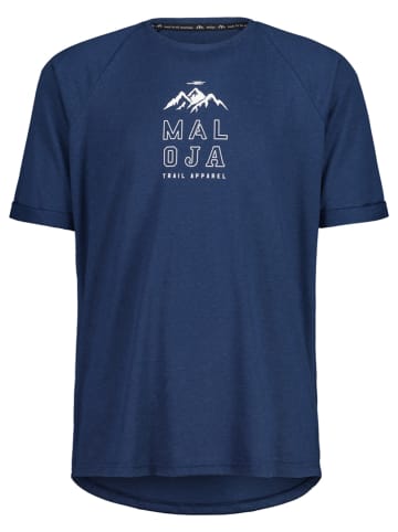 Maloja Functioneel shirt "AnderterM" donkerblauw