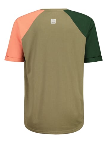 Maloja Koszulka funkcyjna "AnderterM" w kolorze khaki