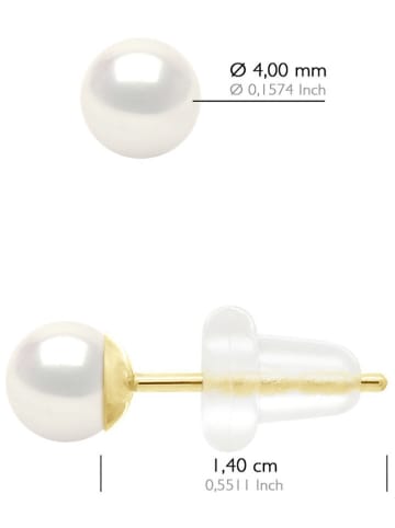 ATELIERS SAINT GERMAIN Gouden oorstekers met zoetwaterkweekparels