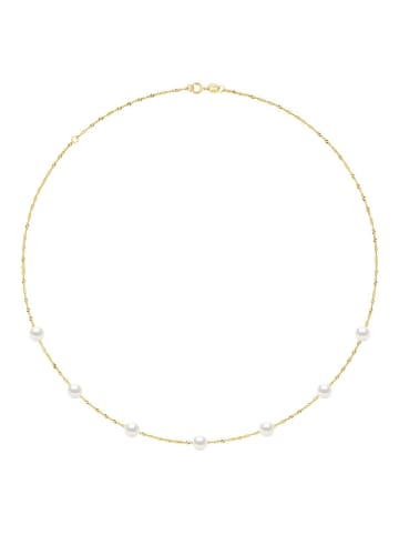 ATELIERS SAINT GERMAIN Gouden ketting met zoetwaterkweekparels - (L)42 cm