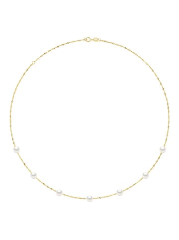 ATELIERS SAINT GERMAIN Złoty naszyjnik z perłami - dł. 42 cm