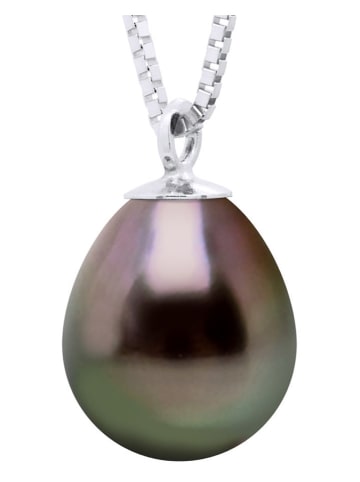 ATELIERS SAINT GERMAIN Zilveren ketting met tahitikweekparel - (L)42 cm