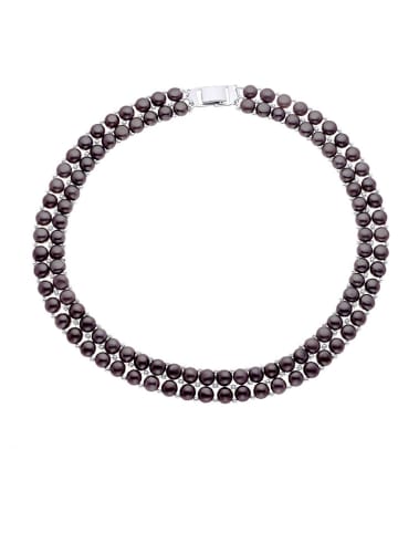 ATELIERS SAINT GERMAIN Perlen-Halskette in Schwarz - (L)40 cm