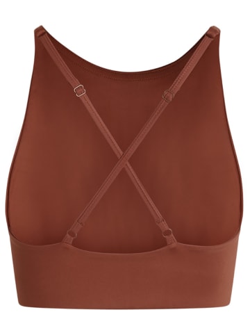 girlfriend collective Sport-BH in Hellbraun
