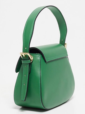 Victor & Hugo Paris Leren handtas "Laura" groen - (B)23 x (H)18 x (D)9 cm