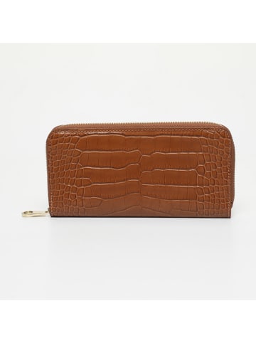 Victor & Hugo Paris Leder-Geldbörse "Eni" in Braun - (B)19 x (H)10 x (T)3 cm
