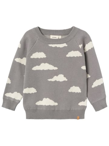 Lil Atelier Sweatshirt "Lamao" in Grau