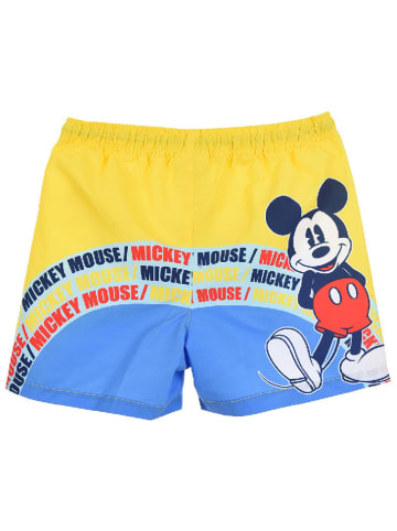 Disney Mickey Mouse Badeshorts "Mickey" in Gelb/ Blau