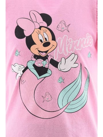 MINNIE MOUSE Pyjama "Minnie" in Pink/ Grau