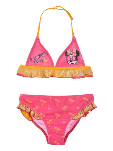 MINNIE MOUSE Bikini "Minnie" w kolorze pomarańczowo-różowym
