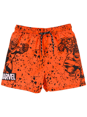 MARVEL Avengers Szorty kąpielowe "Avengers classic" w kolorze pomarańczowym