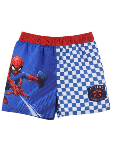 Spiderman Szorty kąpielowe "Spiderman" w kolorze czerwono-niebieskim