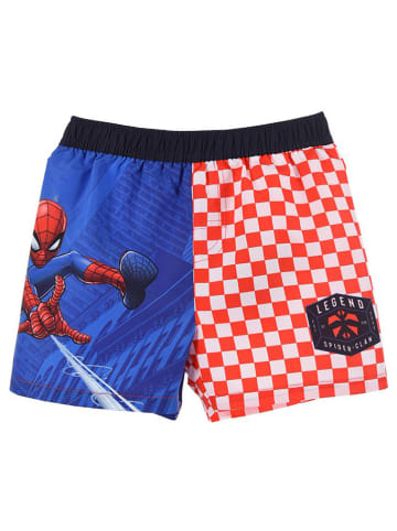 Spiderman Szorty kąpielowe "Spider-Man" w kolorze niebiesko-czerwonym