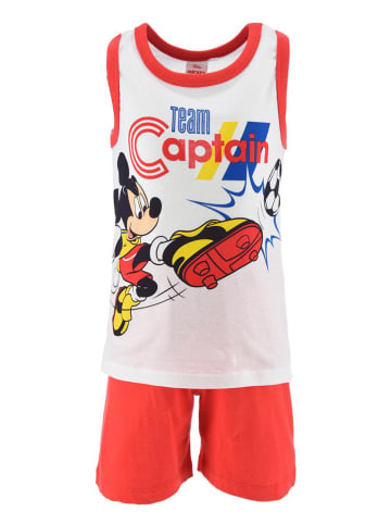 Disney Mickey Mouse Pyjama "Mickey" rood/wit