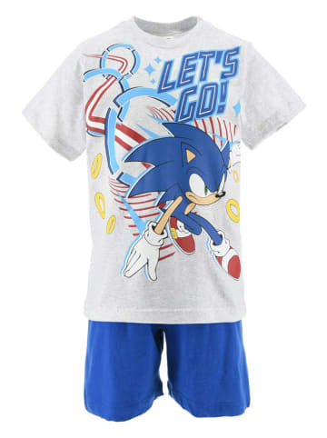 Sonic Pyjama "Sonic" blauw/wit