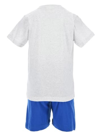 Sonic Pyjama "Sonic" in Blau/ Weiß
