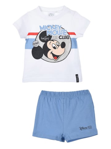 MICKEY 2-delige outfit "Mickey" wit/blauw