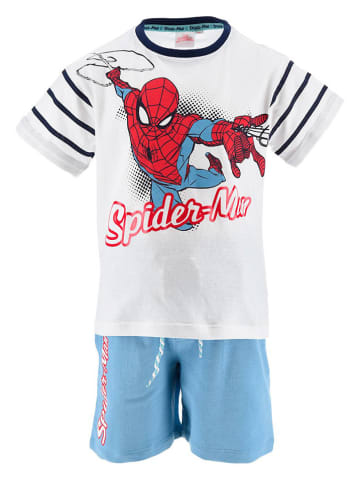 Spiderman 2-częściowy zestaw "Spiderman" w kolorze biało-błękitno-czerwonym