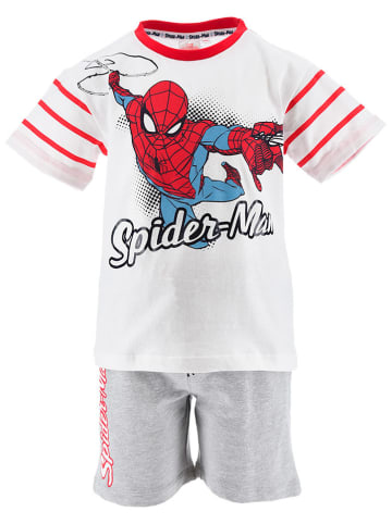 Spiderman 2tlg. Outfit "Spiderman" in Grau/ Weiß/ Rot