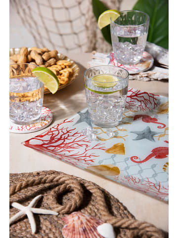 Trendy Kitchen by EXCÉLSA Serveerplateau "Coral" meerkleurig - (L)30 x (B)30 cm